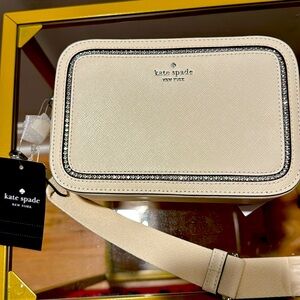 Kate Spade- NWT - Madison Mini Camera Bag- white